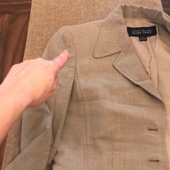 Ellen Tracy Wool Skirt Suit Set - Picture 8 of 9